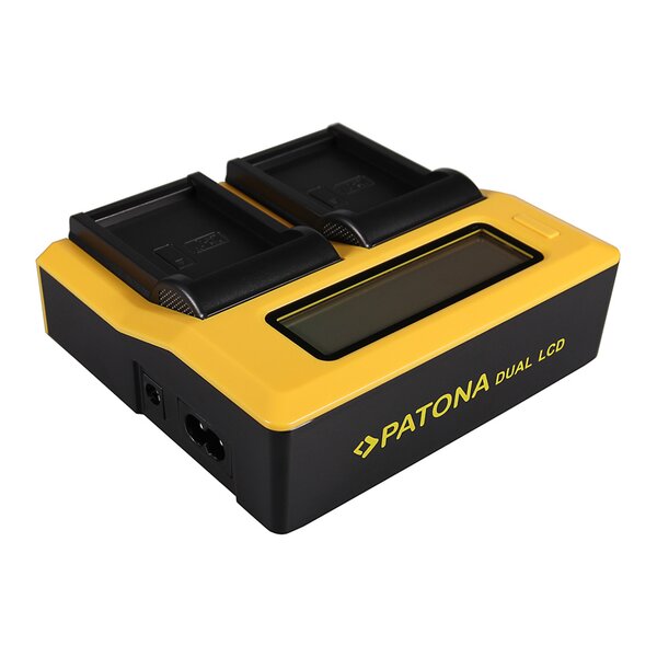 Patona Dual LCD USB Ladegerät für Kodak LB070 LB-070 