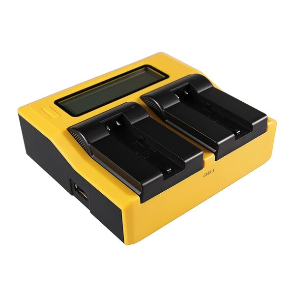 Patona Dual LCD USB Ladegerät für Konica Minolta Samsung NP-700 Dimage DGX50K DG-X50-K DGX50R 