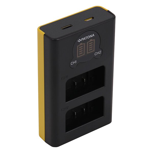 Patona Dual LCD USB Ladegerät für Nikon EN-EL25 Z30 Z50 Z fc 