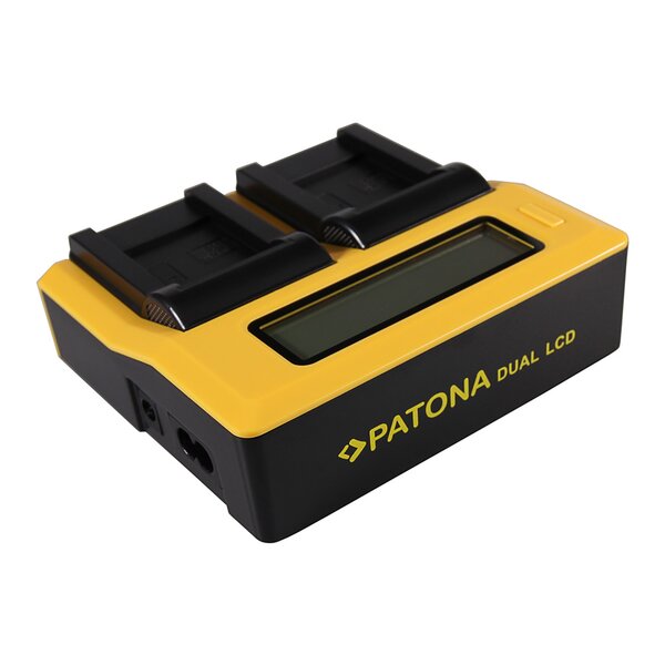 Patona Dual LCD USB Ladegerät für Samsung BP-70A ST60 ST61 ST70 ST71 mit LCD-Display 