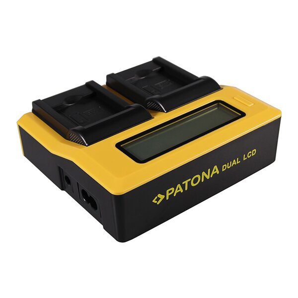 Patona Dual LCD USB Ladegerät für Samsung BP-88A DV200 DV300 