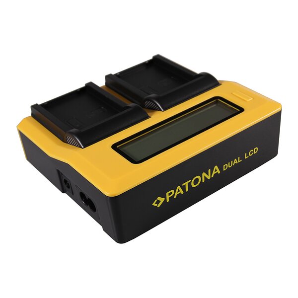 Patona Dual LCD USB Ladegerät für Samsung BP1310 BP-1310 