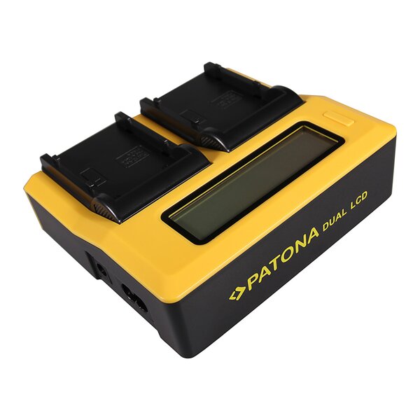 Patona Dual LCD USB Ladegerät für Samsung SB-P90A SC SC105L SC-105L SCM105 SC-M105 SCM105S 