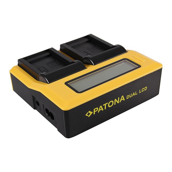 Patona Dual LCD USB Ladegerät für Samsung SLB-0837B IA-BH130C IA-BH130LB Digimax i85 L74 wide 