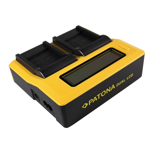 Patona Dual LCD USB Ladegerät für Samsung SLB-0937 Digimax CL5 L730 L830 NV33 NV4 PL10 