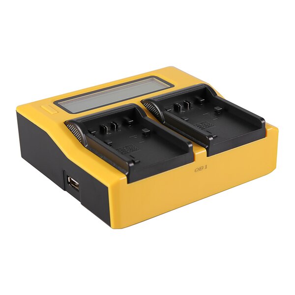 Patona Dual LCD USB Ladegerät für Sony  NP-FP50