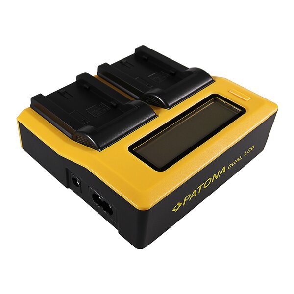 Patona Dual LCD USB Ladegerät für Sony  NP-FS11