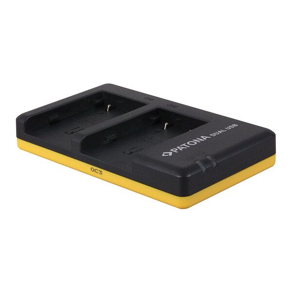 Patona Dual Schnell-Ladegerät für Canon  NB2L, NB2LH, 2L12, 2L14