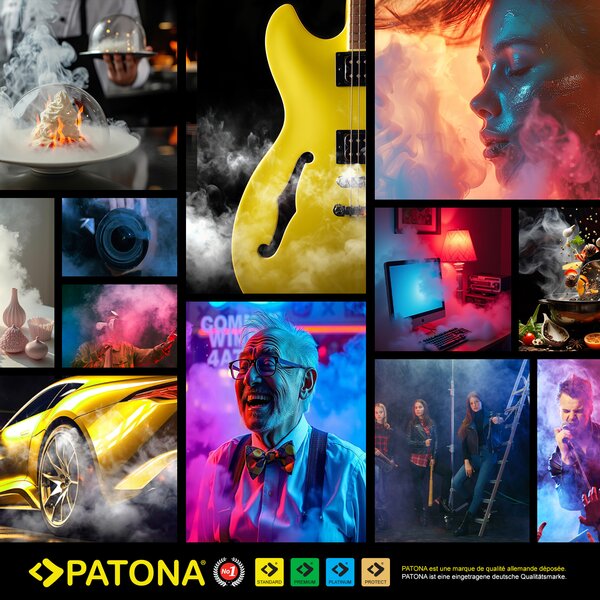 Patona Fog Master Pro Set tragbare Nebelmaschine inklusive Zubehör und Koffer 