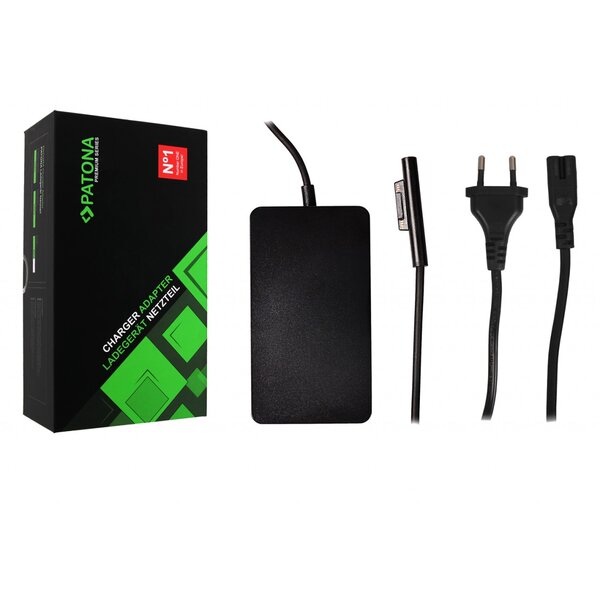 Patona Ladegerät Surface Pro 6 Pro 5 Pro 4 Modell 1706 Adapter 44W with USB Output 