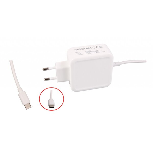 Patona PD-Adapter 29W USB-C Power supply 5-20V für Smartphone Tablet ... 