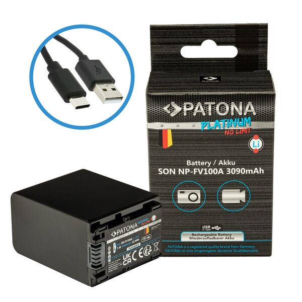 Patona Platinum Akku für Sony  NP-FV100