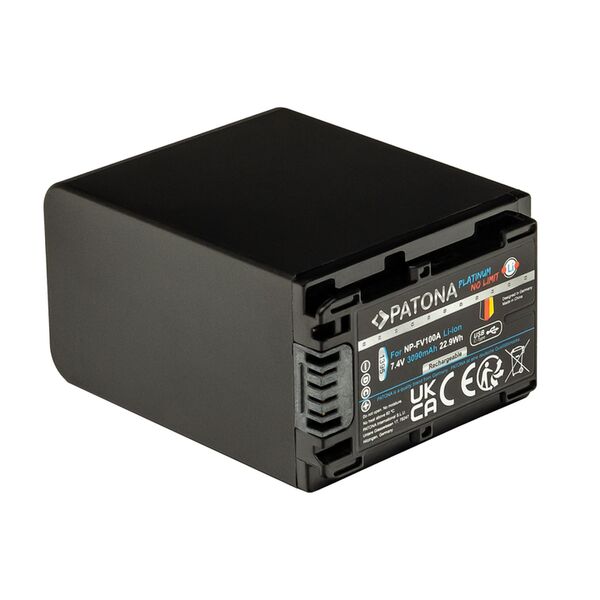 Patona Platinum Akku für Sony  NP-FV100