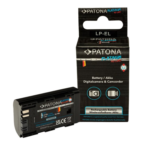 Patona Platinum Akku für Canon LP-EL Speedlite EL-1 DS401231 
