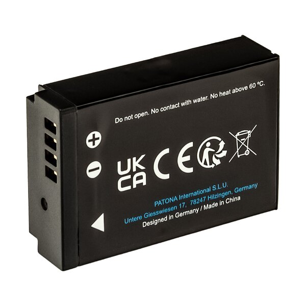 Patona Platinum Akku mit USB-C input für Canon  LP-E12