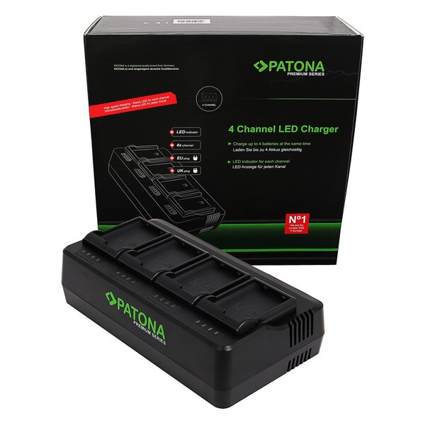 Patona Premium 4-fold Ladegerät für Nikon EN-EL15 