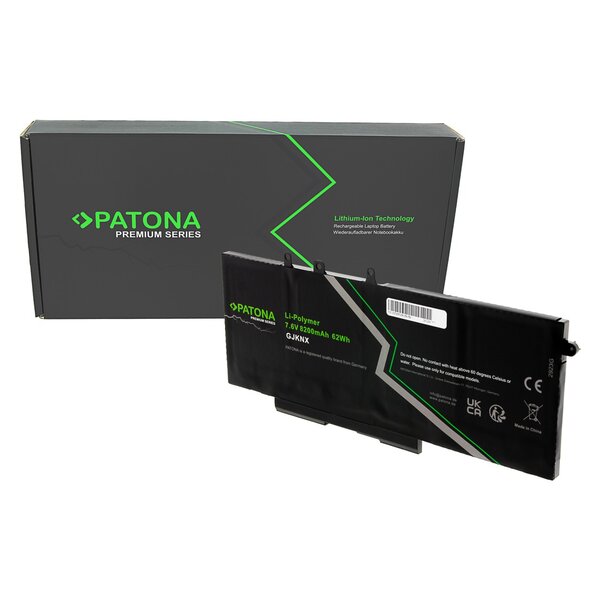 Patona Premium Akku 7,6V für Dell E5280 E5480 E5580 M3520 M3530 GJKNX 3DDDG 