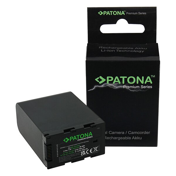 Patona Premium Akku BN-VC296G für JVC GY-HC500 GY-HC550 D-Tap with high quality LG cells 