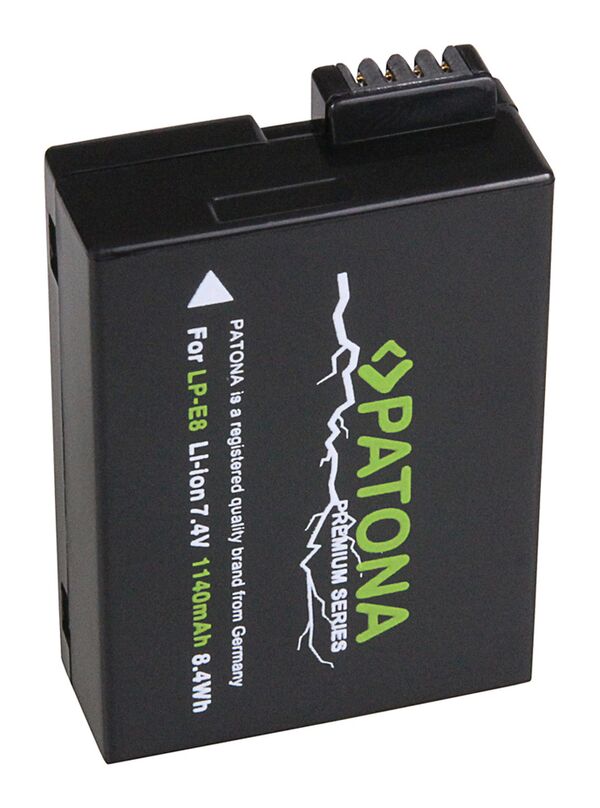 Patona Premium Akku f. Canon LP-E8 -  EOS 550D EOS 600D EOS 650D EOS 700D 