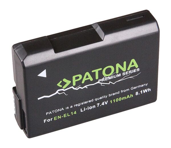 Patona Premium Akku für Nikon  EN-EL14-decoded