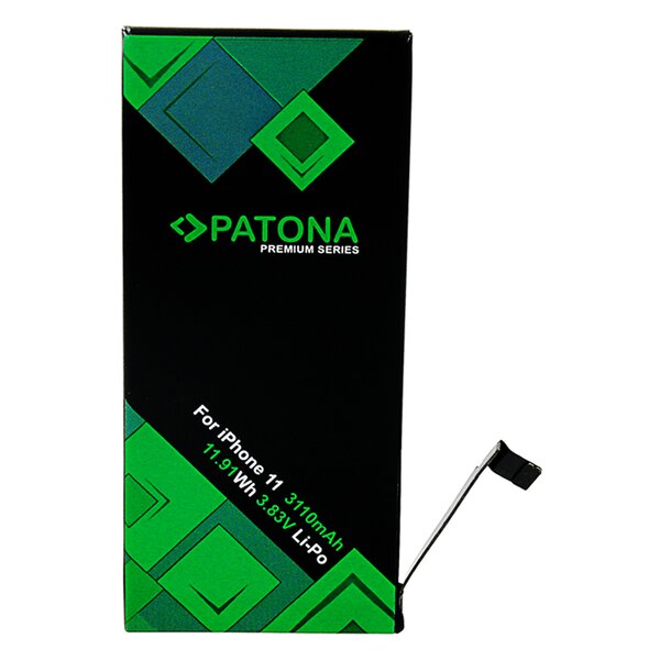 Patona Premium Akku für Apple iPhone 11 A2111 A2221 A2223 616-00641 616-00644 incl. power tool set 