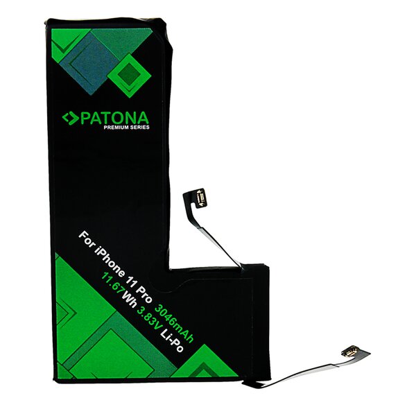 Patona Premium Akku für Apple iPhone 11 Pro A2160 A2215 A2217 616-00660 incl. power tool set 