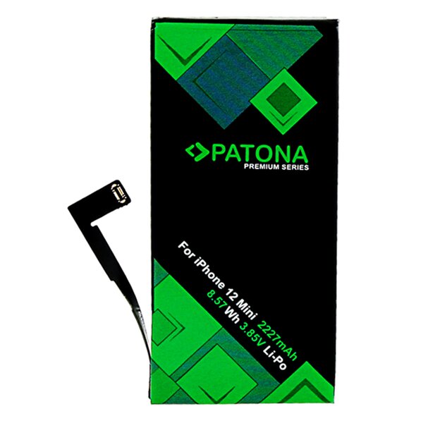 Patona Premium Akku für Apple iPhone 12 Mini A2176 A2398 A2399 A2400 A2471 incl. power tool set 