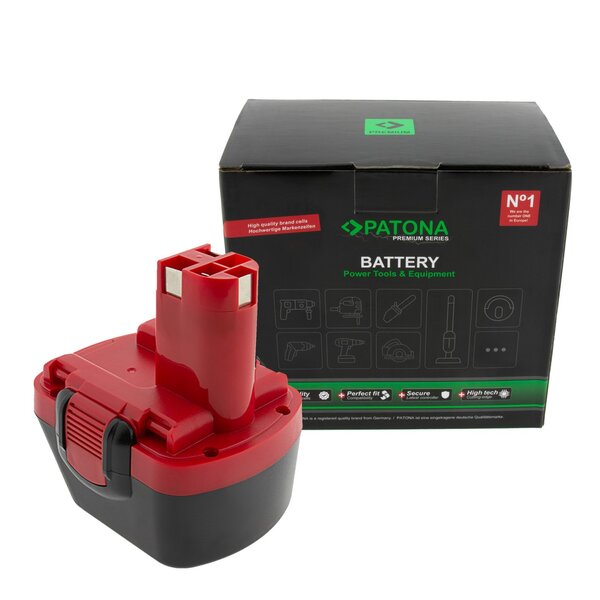 Patona Premium Akku für Bosch BAT043 Exact 8 12 700 GDR 12 V GDS 14.4V-LI 