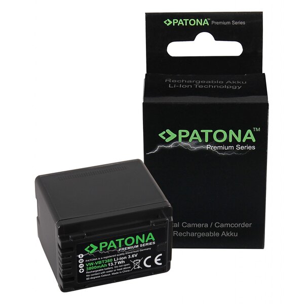 Patona Premium Akku für Panasonic  VW-VBT380