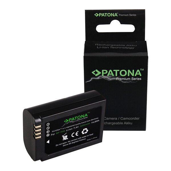 Patona Premium Akku für Samsung NX1 NX-1 ED-BP-1900 BP-1900 