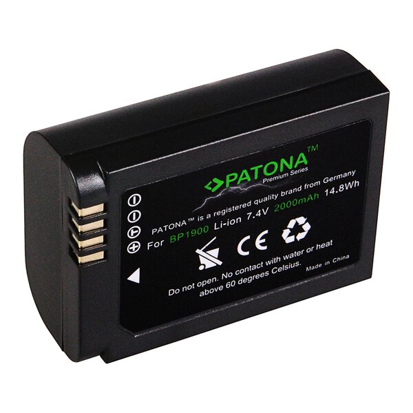 Patona Premium Akku für Samsung NX1 NX-1 ED-BP-1900 BP-1900 