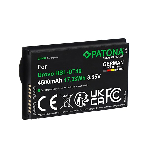 Patona Premium Akku für Urovo DT40 HBL-DT40 