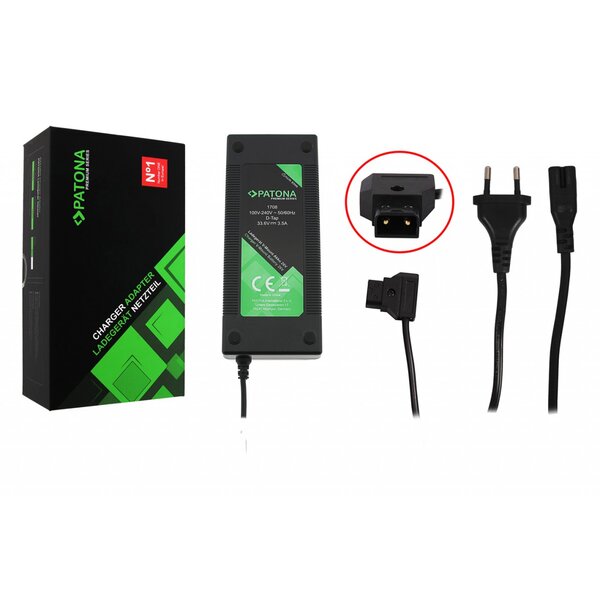 Patona Premium D-Tap Ladegerät 3,5,A für 26V V-Mount batteries 