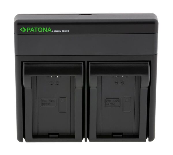 Patona Premium Dual PD Performance Ladegerät für Canon  BP-110