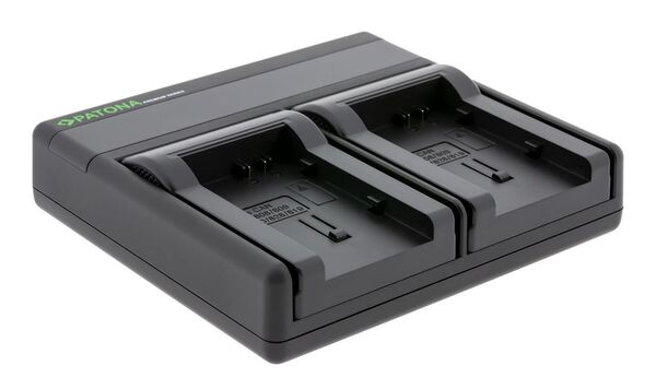 Patona Premium Dual PD Performance Ladegerät für Canon  BP-808