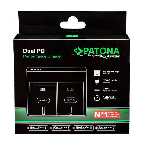 Patona Premium Dual PD Performance Ladegerät für Canon  NB-11L