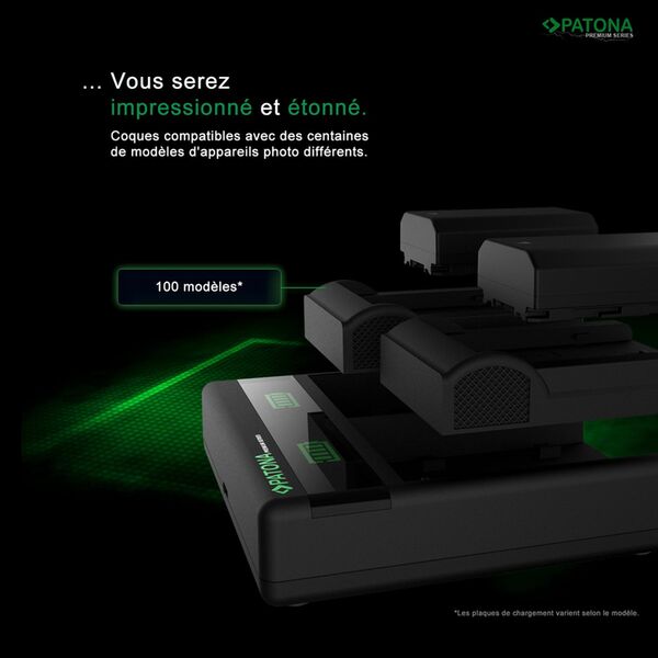 Patona Premium Dual PD Performance Ladegerät für Canon  SLB-10A 