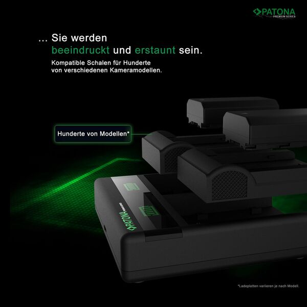 Patona Premium Dual PD Performance Ladegerät für Olympus  PS-BLS1 BLS5 incl. USB-C input/output	     