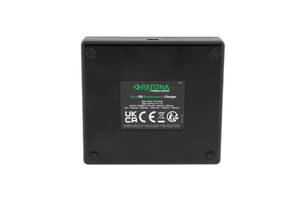 Patona Premium Dual PD Performance Ladegerät für Sony  NP-FS11 incl. USB-C input/output