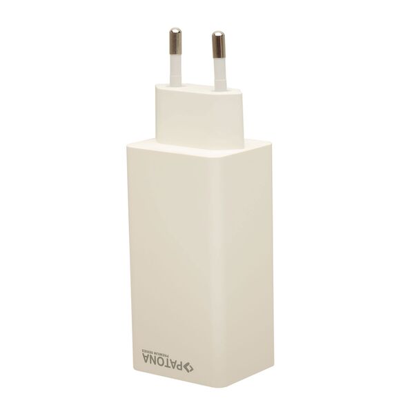 Patona Premium GaN PD100W Adapter  2xUSB-C 1xUSB-A weiß
