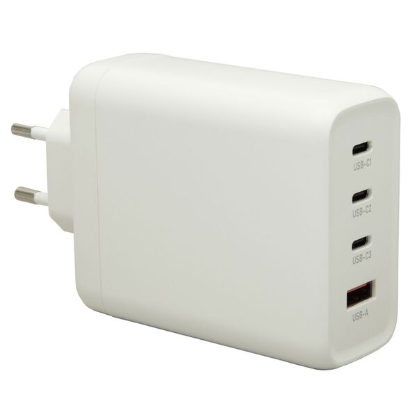 Patona Premium GaN PD140W Adapter  3xUSB-C 1xUSB-A weiß