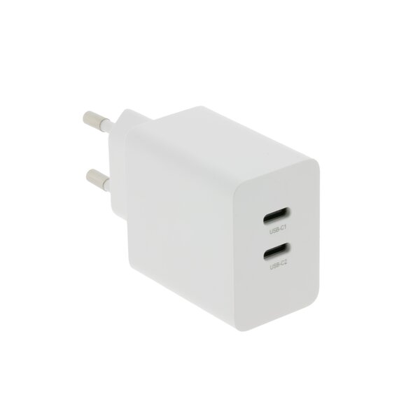Patona Premium GaN PD35W Adapter white 2xUSB-C PD3.0 QC3.0 