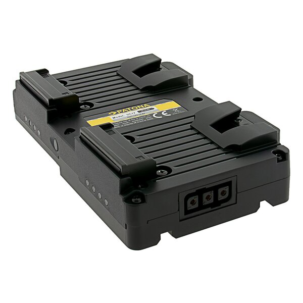 Patona Premium Hot Swap V-Mount Adapter für 2x V-Mount NANO Batteries incl. charging function D-Tap 