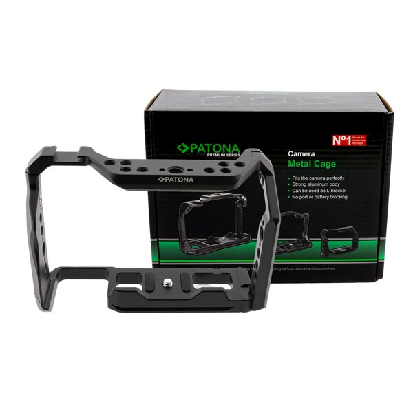Patona Premium Kamera Cage / Käfig für Sony A7R Mark V Body Black 