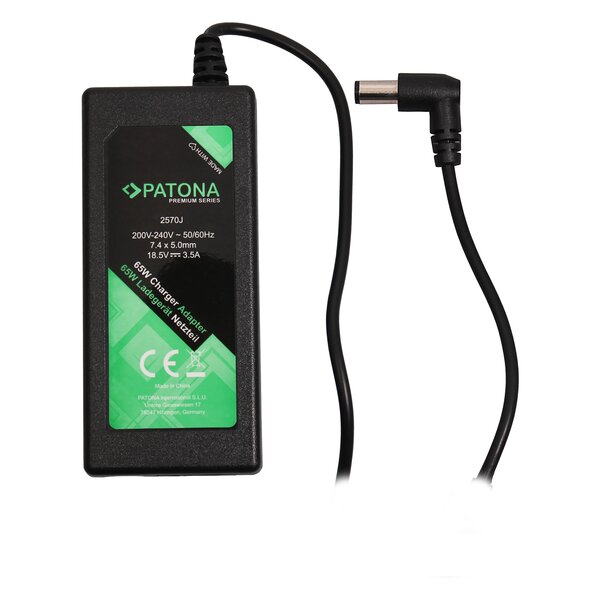 Patona Premium Ladegerät 18,5V 3,5A 65W für HP NX6115 NX6315 NX6320 NX6330 NX7300 