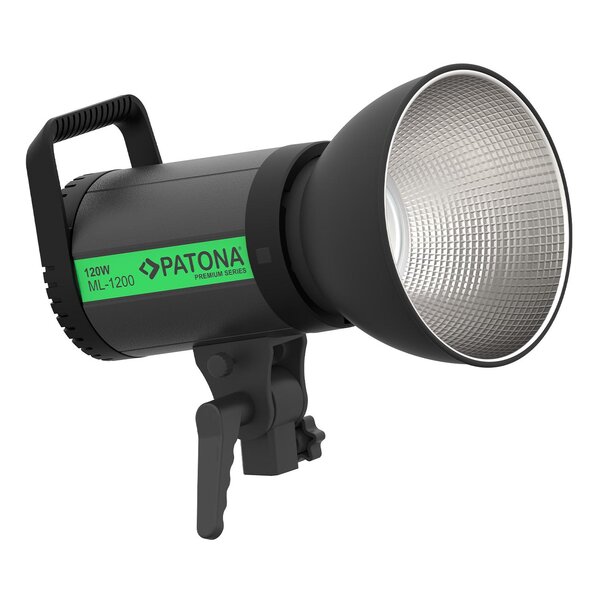 Patona Premium LED professionelles Fotolicht Videolicht LED 120W COB ML-1200 inkl. Tragetasche 