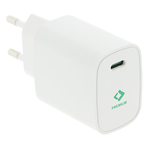 Patona Premium PD20W Adapter 5V/3A 9V/2.22A 12V/1.67A USB-C PD3.0 QC3.0 white 