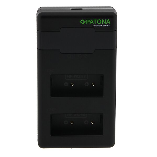 Patona Premium Twin Performance PD Ladegerät für Fuji  NP-W126