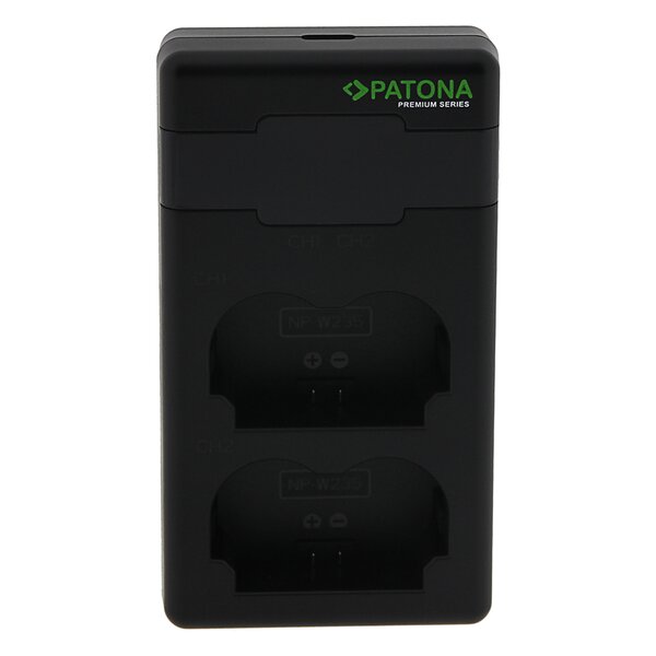 Patona Premium Twin Performance PD Ladegerät für Fuji  NP-W235