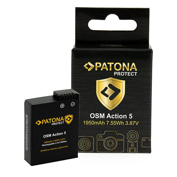 Patona PROTECT Akku für DJI Osmo Action 3 4 und 5,PATONA Protect Series 